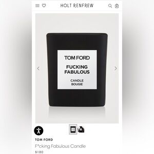 🆕Tom Ford fucking fabulous candle 2.55in